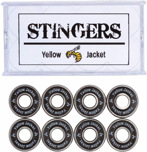 Yellow Jacket Premium Skateboard Bearings Best On Premium Chrome Steel